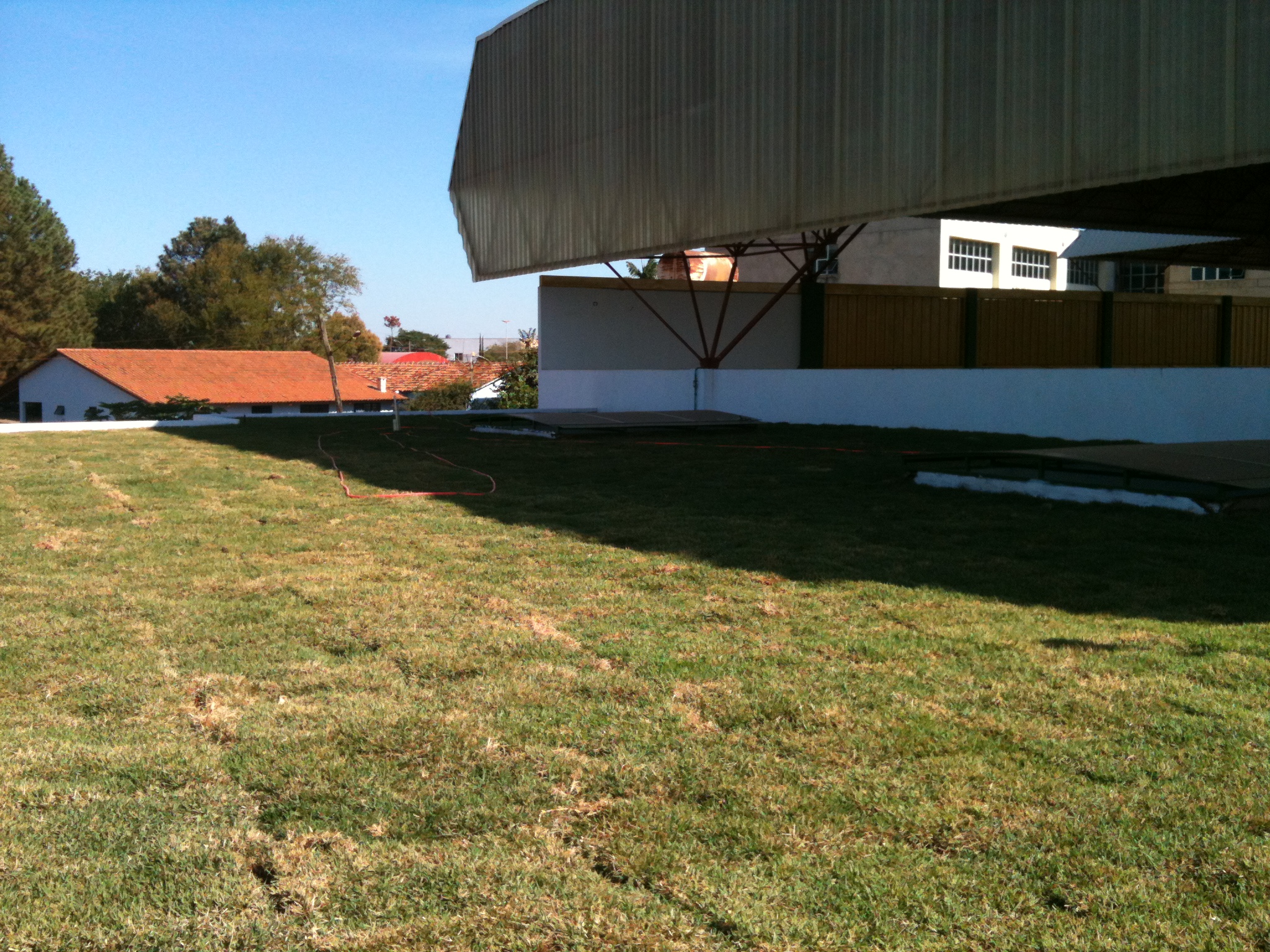 Terra da piscina na cobertura